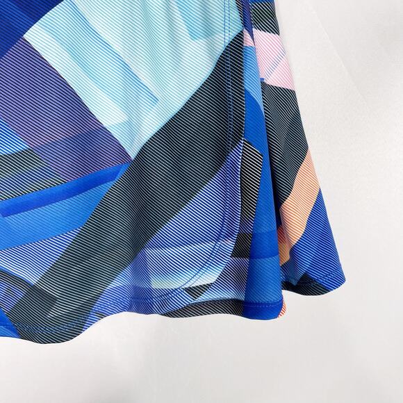 Athleta XXSmall Blue Electric Geo Sport Speed Skort Skirt Athletic Liner Active - Picture 6 of 11